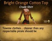 Bright Orange Cotton Top