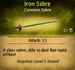 Iron Sabre