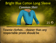 BrightBlueCottonLong