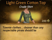 Light Green Darker Cotton Top