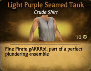 Light Purple Seamed Tank