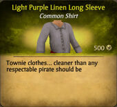 Light Purple Darker Linen Long Sleeve