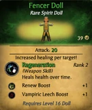 Fencer Doll New