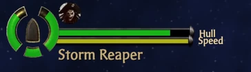 A Level 32 Storm Reaper after being shot with a Rank 6 Fury with Shrapnel at 5 (Left Hull) and without any ranks in Shrapnel (Right Hull). **Same Character shot both sides with Shrapnel being the only difference