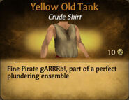 Yellow Old Tank