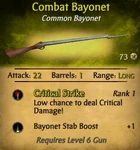 Combat Bayonet