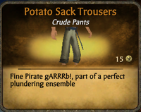 Light Gray Potato Sack Trousers