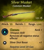 Silver Musket
