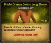 BrightOrangeCottonLongSleeve