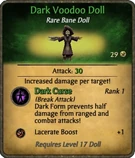 Dark Voodoo Doll New