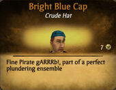 Bright Blue Cap