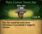 Stove Hat