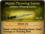 Master Throwing Knives