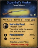 Scoundrel's musket