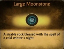 Large Moonstone Card
