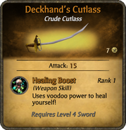 Deckhand's Cutlass Updated