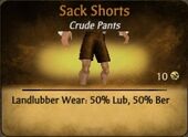 Sack Shorts