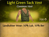 Light Green Darker Sack Vest