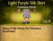 Light Purple Silk Skirt