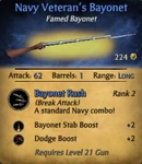Navy Veteran's Bayonet