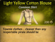 Light Yellow Cotton Blouse