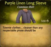 Purple Linen Long Sleeve