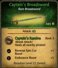 Captain's Broadsword