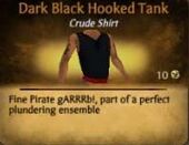 Dark Black Hooked Tank