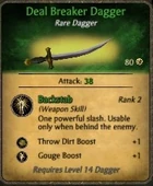 Deal Breaker Dagger