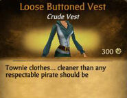 Loose Buttoned Vest