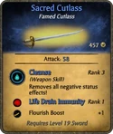 Sacred Cutlass