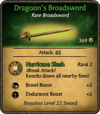 Dragoon's Broadsword