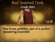 Red Seamed Tank