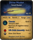 Divine musket