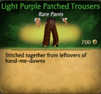 Light Purple Patched Trousers