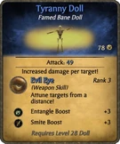 Tyranny Doll New