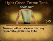 Light Green Cotton Tank