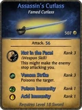 Assassin's Cutlass Card