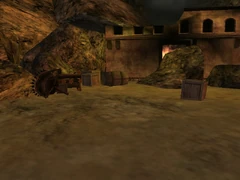 A Navy camp raided by the Undead