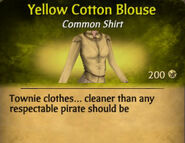 Yellow Cotton Blouse