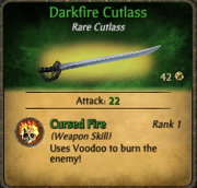 Darkfire Cutlass