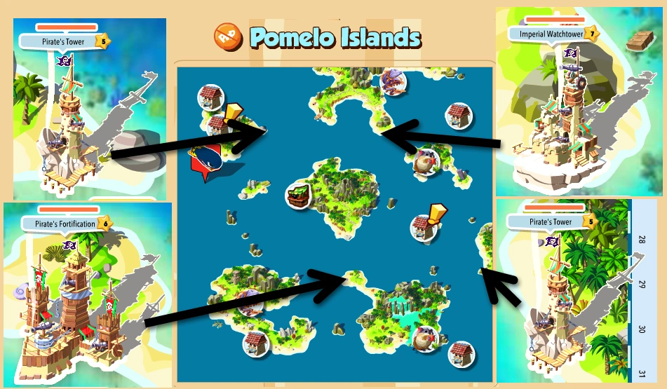Pomelo Islands/Towers Pirates Saga Wiki Fandom