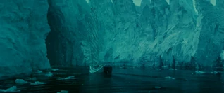 La  poco prima di accedere al passaggio ghiacciato