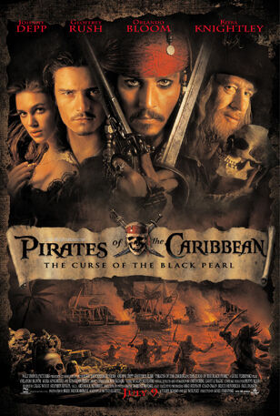 Pirates of the Caribbean- The Curse of the Black Pearl Theatrical Poster-0