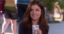 Beca with her Caprisun