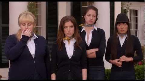 The scene in Pitch Perfect when Chloe tells The Bellas that she has nodes.