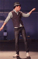 Kolio dancing during his audition