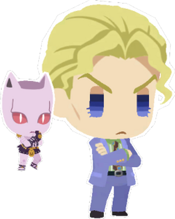 Yoshikage Kira Jojo S Pitter Patter Pop Wiki Fandom - yoshikage kira roblox