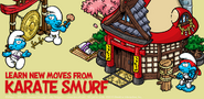 Karate Smurf in the Island!