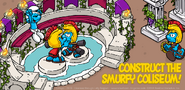 Construct the Smurfy Coliseum